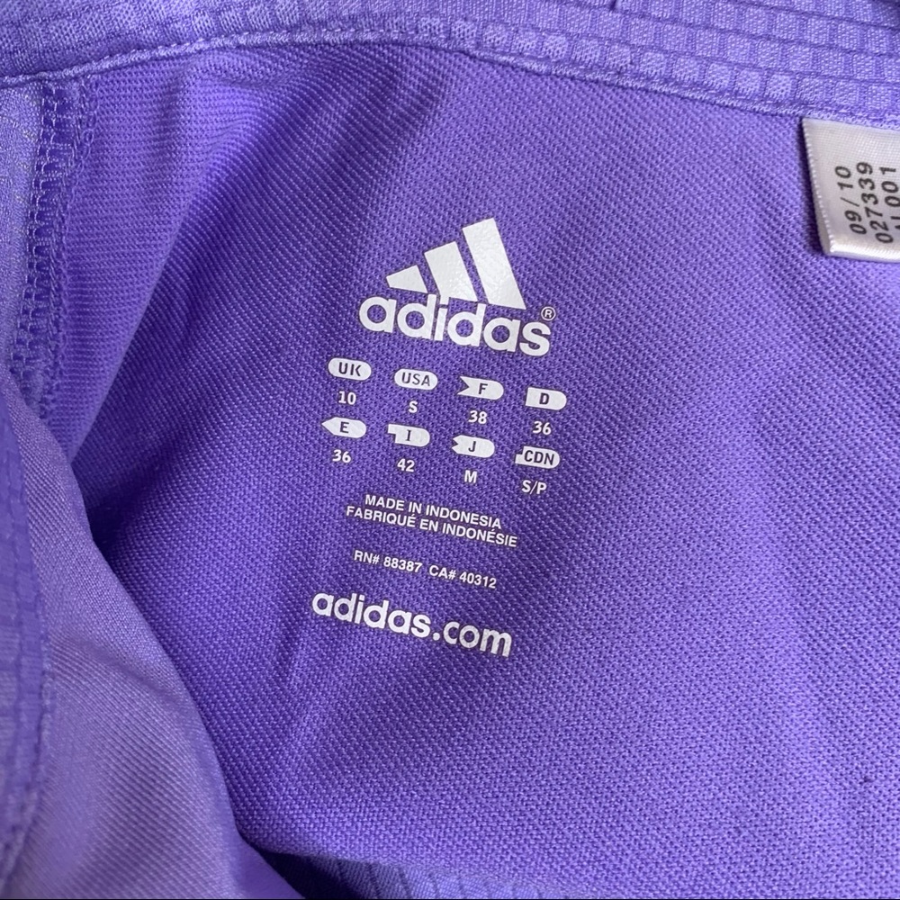 Adidas Softshell ½ Zip Pullover Jacket Small Lave… - image 8